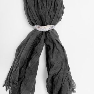 Atelier Swarovski by Emma J. Shipley, Leopard Double Scarf Ring Ltd Ed. - Rhod